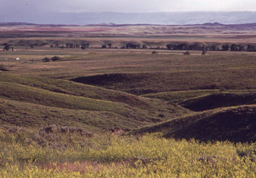 ranch lands and prairie near cuter battlefield